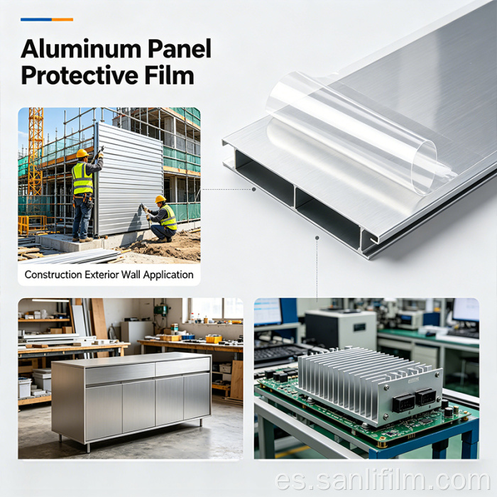 Película antirrayas para aluminio